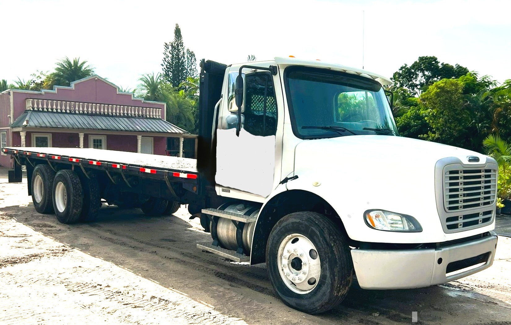 FLATBED TRUCK FREIGHTLINER 2008 29 FEET WITH PIGGYBACK ATTACHAMENT KIT 40901J7 (image for) FLATBED TRUCK FREIGHTLINER 2008 29 FEET WITH PIGGYBACK ATTACHAMENT KIT 40901J7